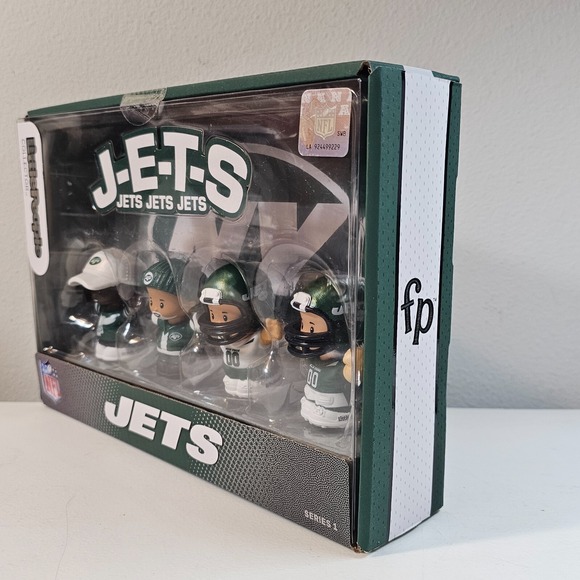 Fisher Price Little People NFL The New York Jets 4 Figure‎ Collector Set - Picture 5 of 6